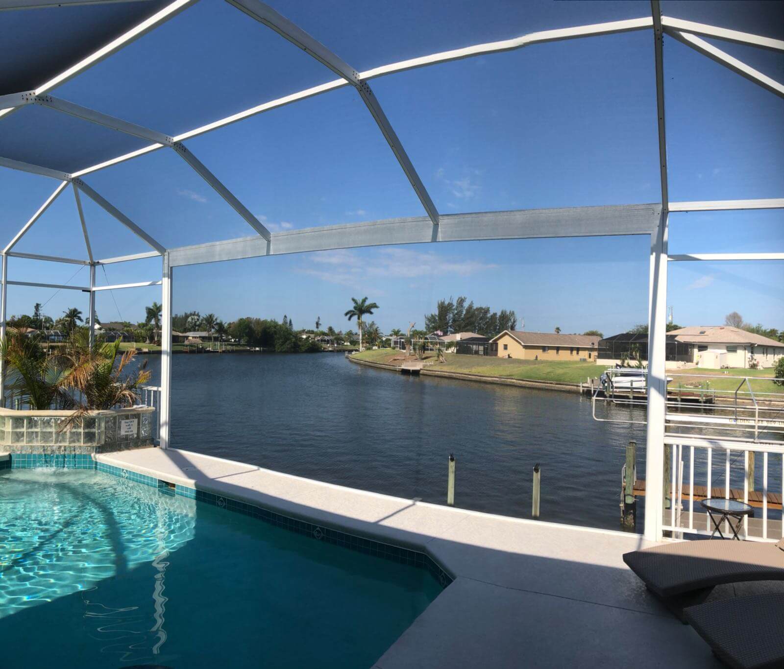 Neues Screenfenster im Ferienhaus Coral Belle in Cape Coral